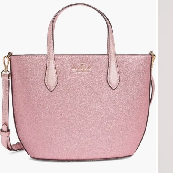Kate Spade Pink Glitter Tote Bag - Picture 1 of 6